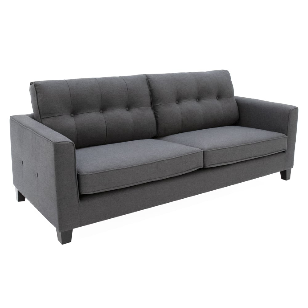 Product photograph of Aberdeen Fabric 3 Seater Sofa In Charcoal from Furniture in Fashion