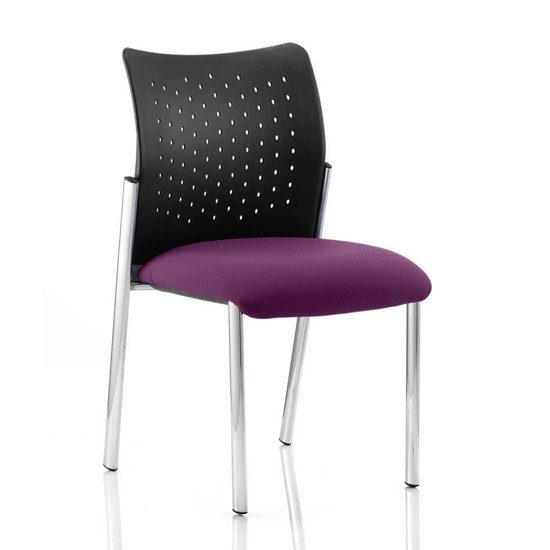 Read more about Academy office visitor chair in tansy purple no arms