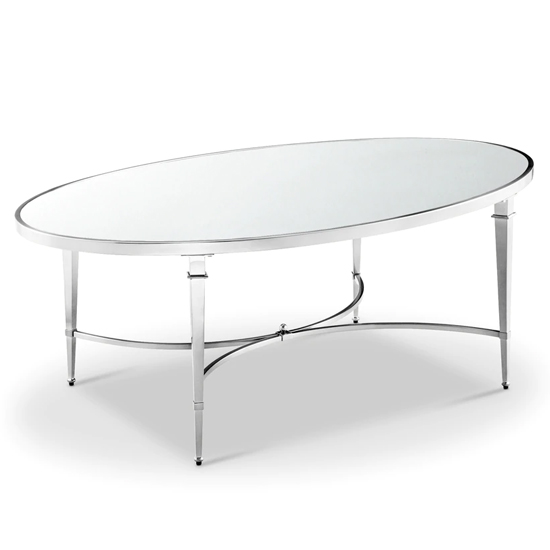 Adley Glass Coffee Table With Chrome Stainless Steel Legs 749 95 Go Furniture Co Uk