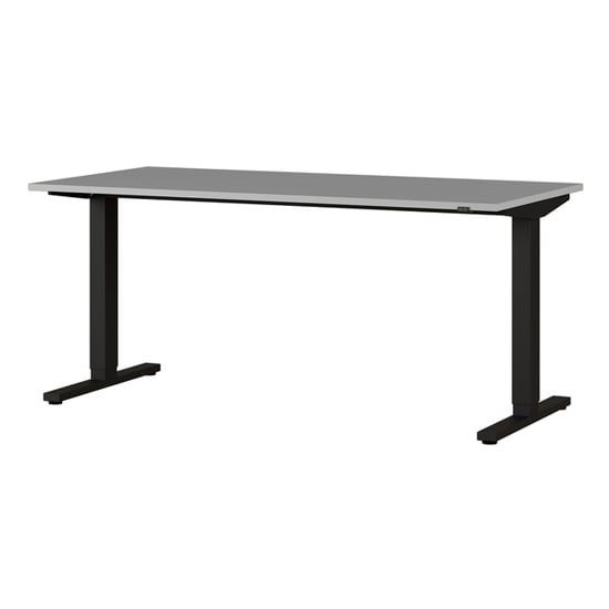 Agenda Medium Adjustable Laptop Desk In Light Grey And Black