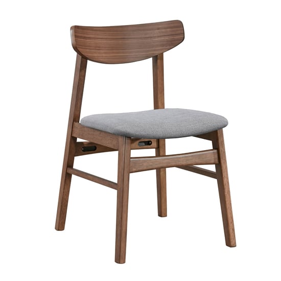 allen wooden dining chair in walnut