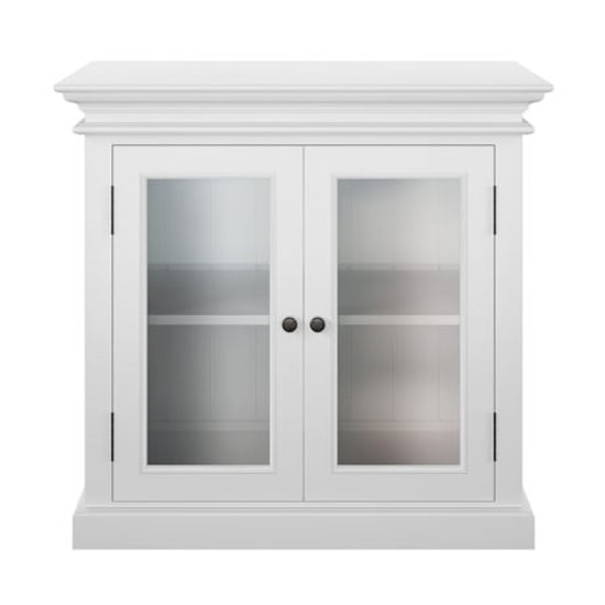 Allthorp 2 Glass Doors Display Cabinet In Classic White | Furniture in ...