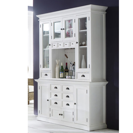 Read more about Allthorp kitchen hutch storage unit in classic white