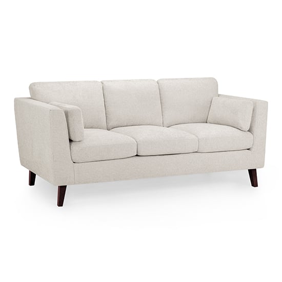 Product photograph of Alto Fabric 3 Seater Sofa In Beige With Wooden Legs from Furniture in Fashion