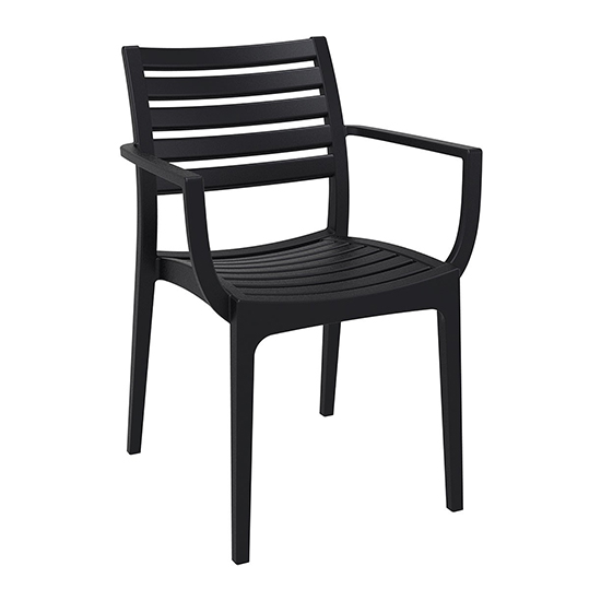 Read more about Alto polypropylene with glass fiber dining chair in black