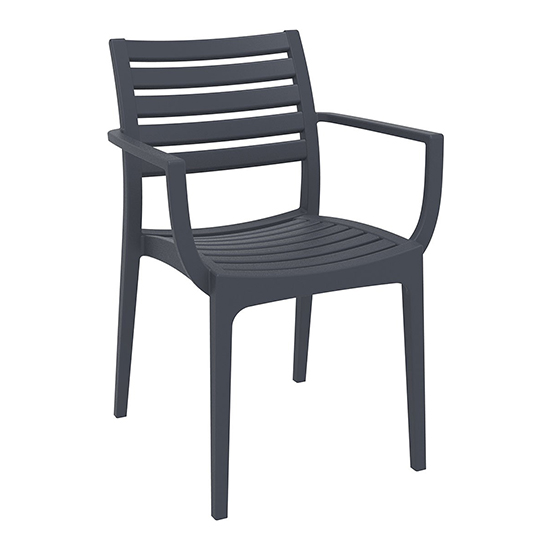 Product photograph of Alto Polypropylene With Glass Fiber Dining Chair In Dark Grey from Furniture in Fashion