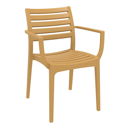 Product photograph of Alto Polypropylene With Glass Fiber Dining Chair In Teak from Furniture in Fashion
