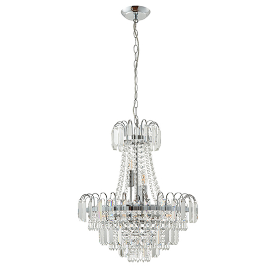 amadis 6 light crystal chandelier