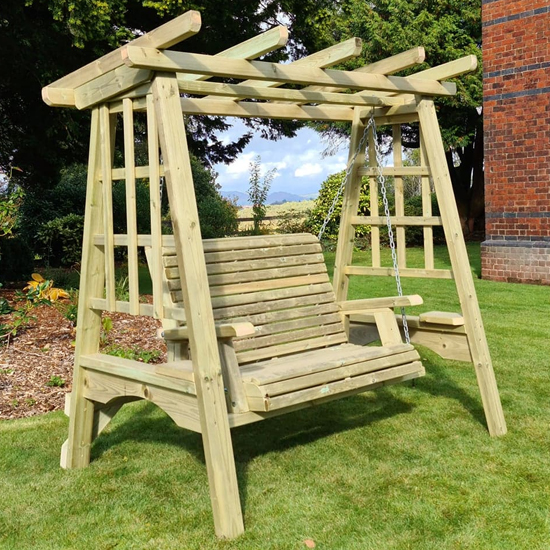 Read more about Amersham wooden 2 seater swing