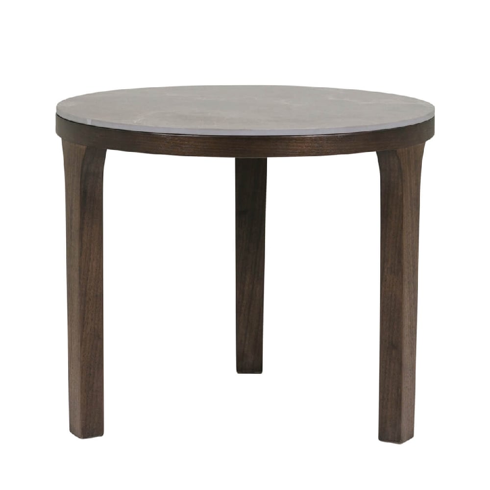 anaheim wooden round coffee table in latte