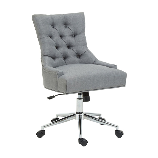Product photograph of Anatolia Fabric Home And Office Chair In Grey from Furniture in Fashion