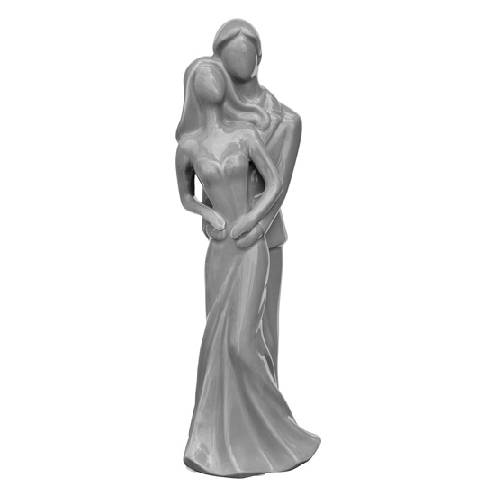 Photo of Ankaa ceramic wedding couple figurine in grey