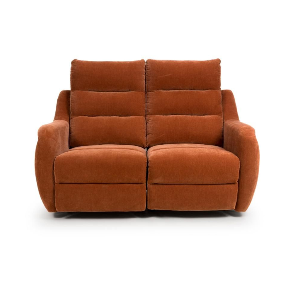 Read more about Arcata electric power fabric 2 seater sofa in cinnamon