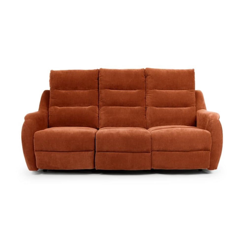 Read more about Arcata electric power fabric 3 seater sofa in cinnamon