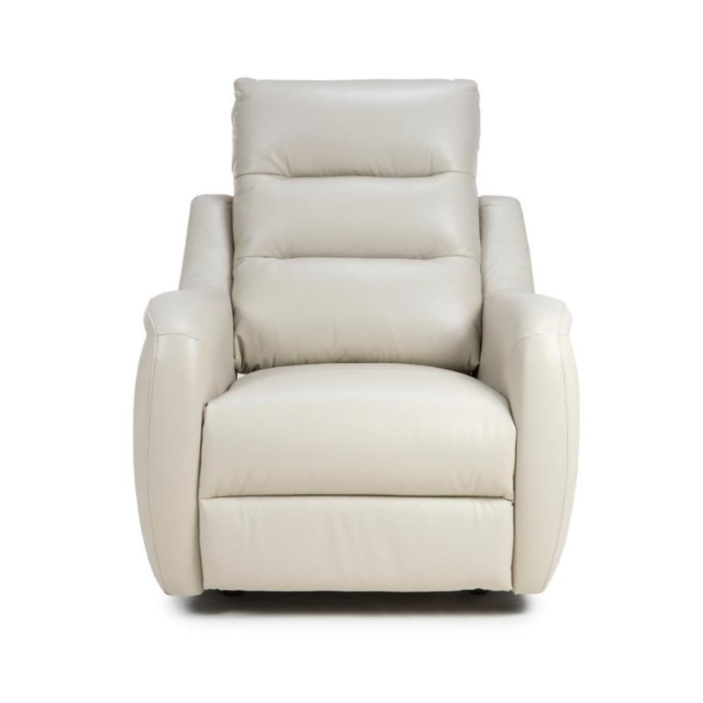 Read more about Arcata electric power faux leather recliner chair in chalk