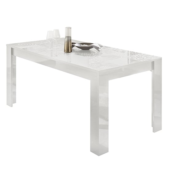 Read more about Ardent contemporary dining table rectangular in white high gloss