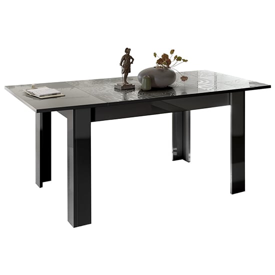 Read more about Ardent extending high gloss dining table in grey