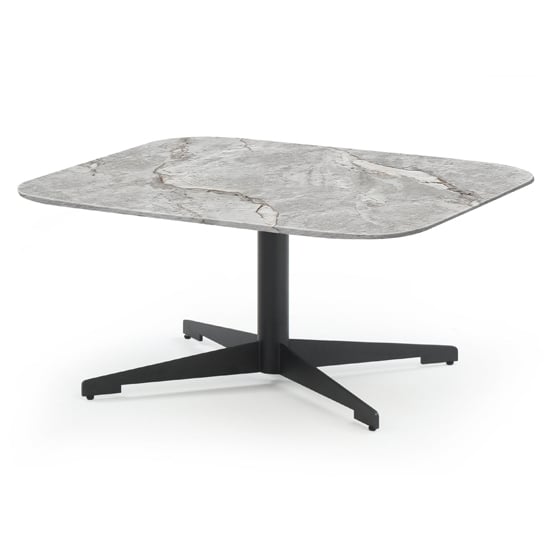 Photo of Aria marble top coffee table in grey paper