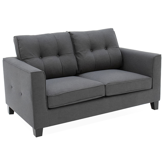 Product photograph of Astride Fabric 2 Seater Sofa In Charcoal from Furniture in Fashion