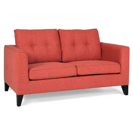 Product photograph of Astride Fabric 2 Seater Sofa In Rust from Furniture in Fashion