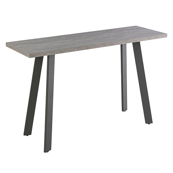 Product photograph of Athink Rectangular Wooden Console Table In Light Grey from Furniture in Fashion
