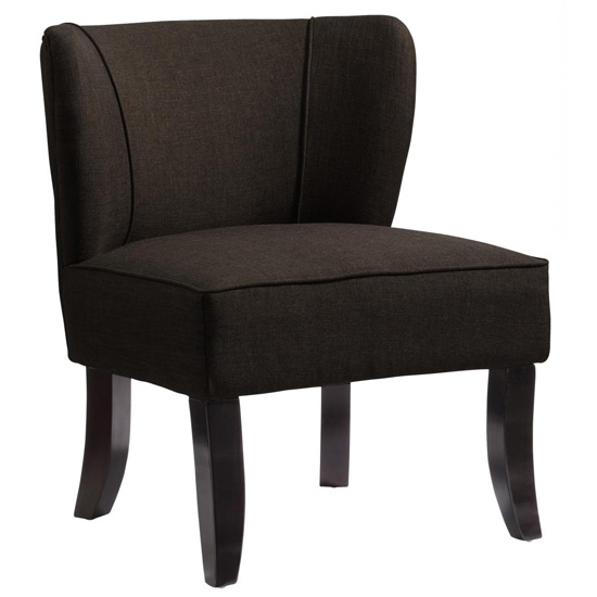Read more about Belicia fabric bedroom chair in brown