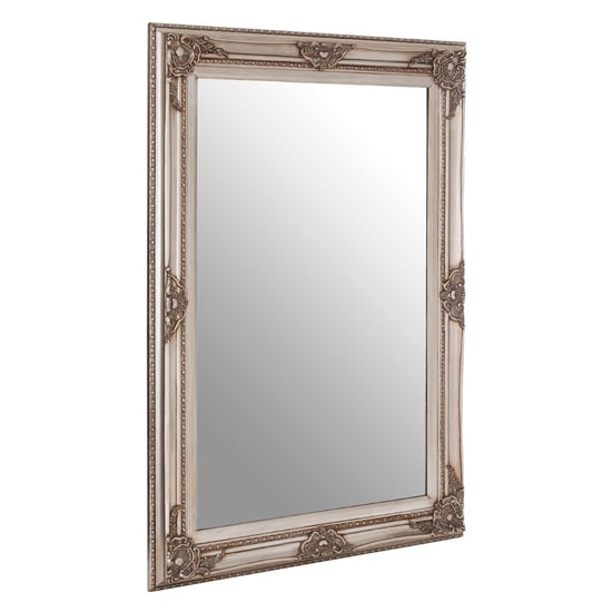 Read more about Barstik design wall mirror in silver frame
