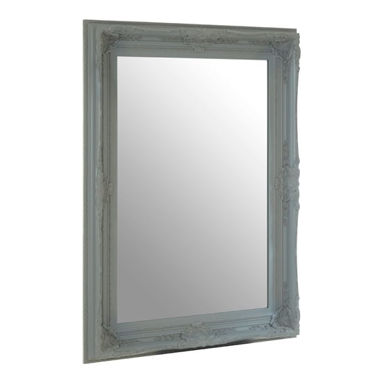 Product photograph of Barstik Rectangular Wall Mirror In Antique Grey Frame from Furniture in Fashion