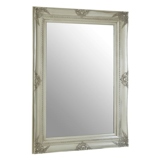 Read more about Barstik rectangular wall mirror in silver frame