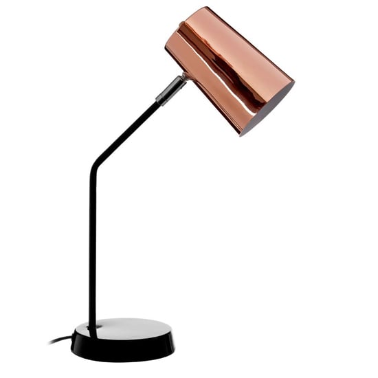 Product photograph of Bartino Metal Table Lamp In Copper And Black from Furniture in Fashion