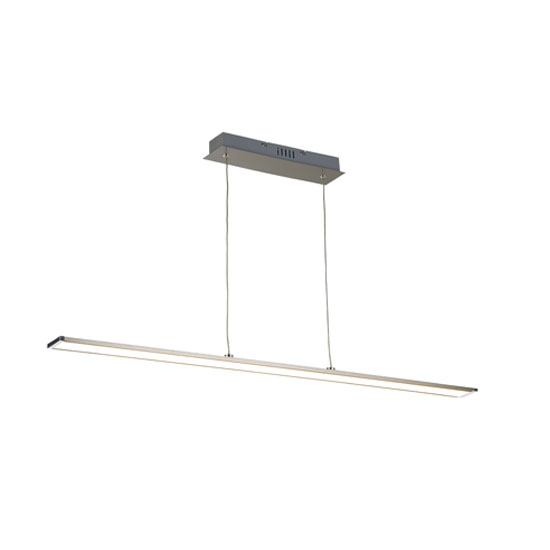 Product photograph of Beam Led Bar Pendant Light In Satin Nickel from Furniture in Fashion