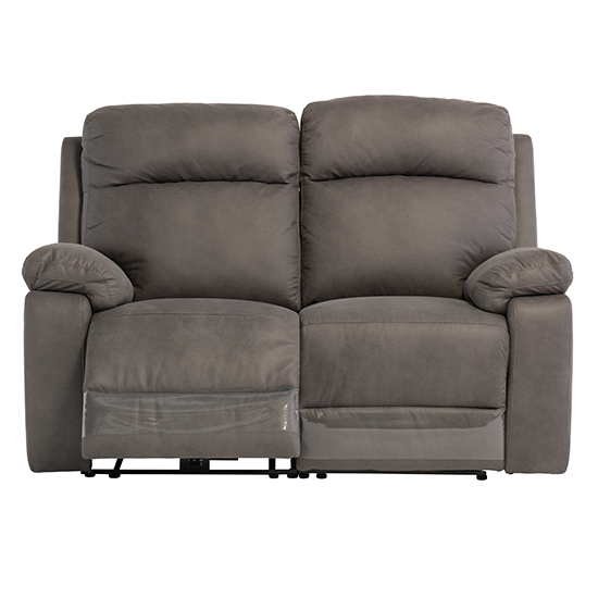 Product photograph of Bedelia Fabric Electric Recliner 2 Seater Sofa With Usb In Grey from Furniture in Fashion