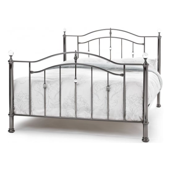 Benjamin Metal Super King Size Bed In Brass | Furniture In Fashion