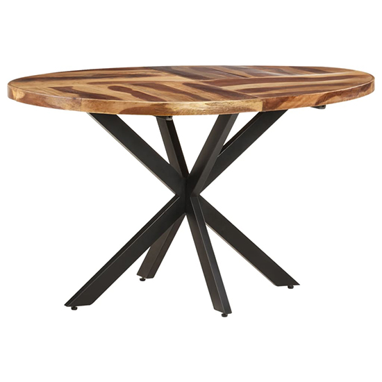 Product photograph of Bevis Oval Small Acacia Wood Dining Table In Natural Grains from Furniture in Fashion