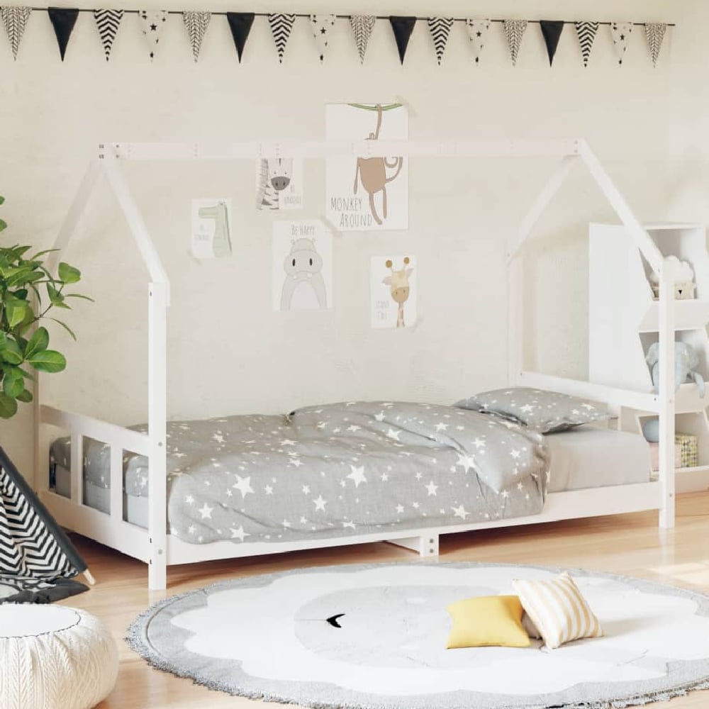 bohemia 90x190cm wooden children daybed in white