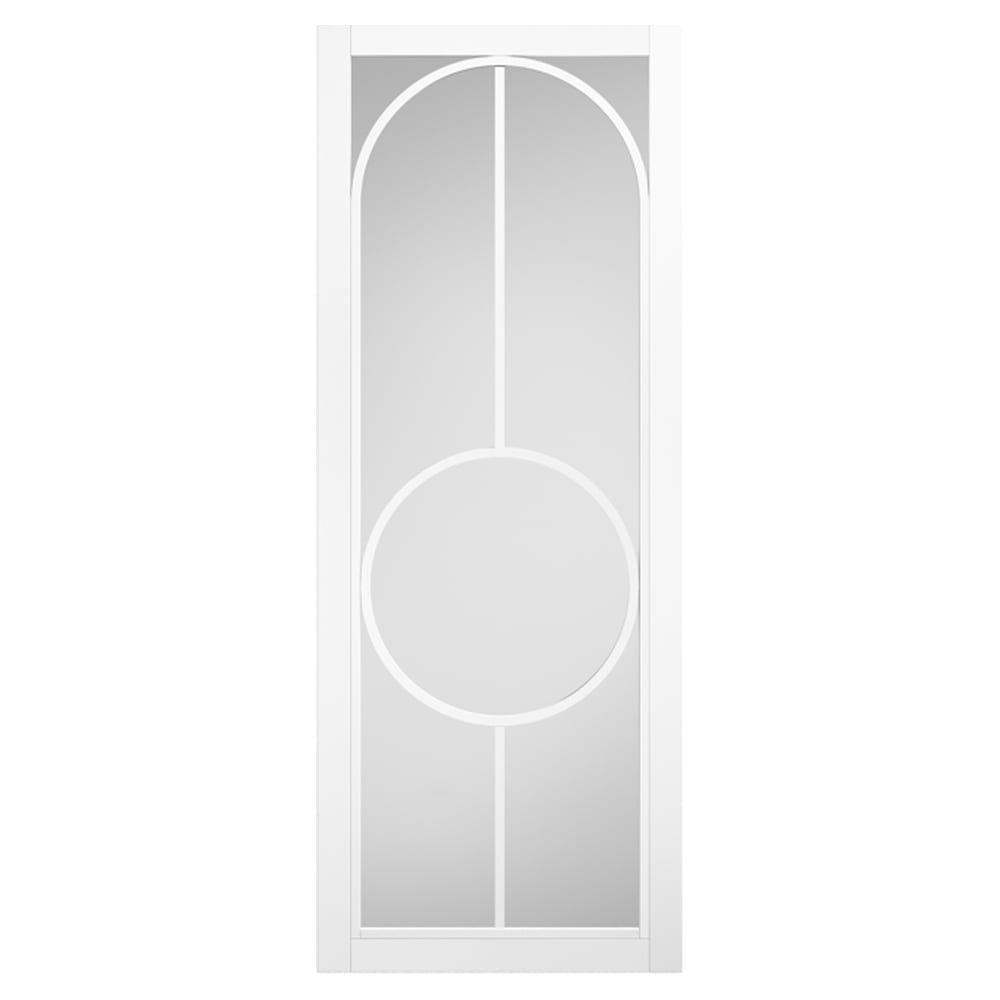 bowery 1981mm x 686mm clear glass internal door in white