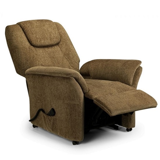 Brandon Fabric Recliner Chair In Cappuccino Chenille Furniture In Fashion