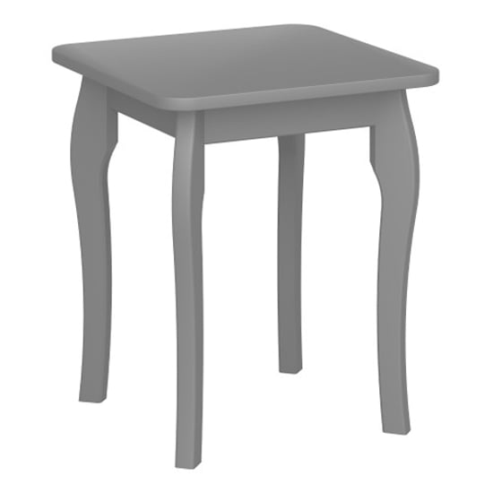Read more about Braque wooden dressing table stool in grey