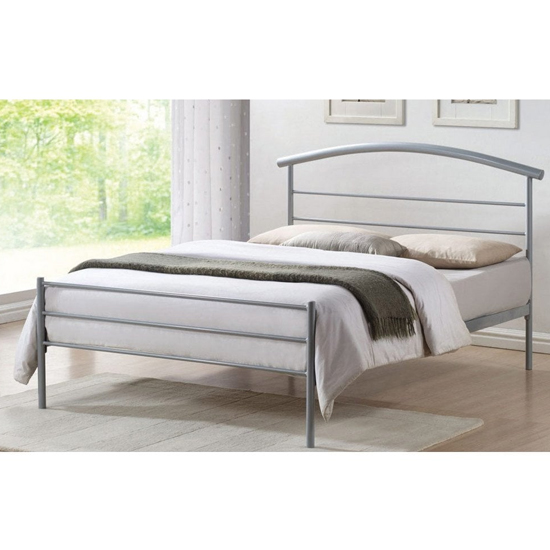 Photo of Brennington metal small double bed in silver