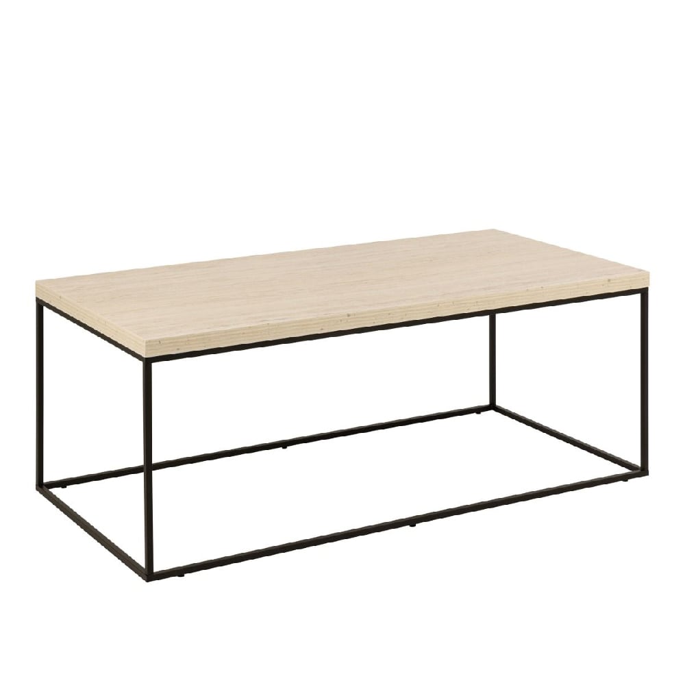 Product photograph of Burnaby Wooden Coffee Table Rectangular In Light Oak from Furniture in Fashion