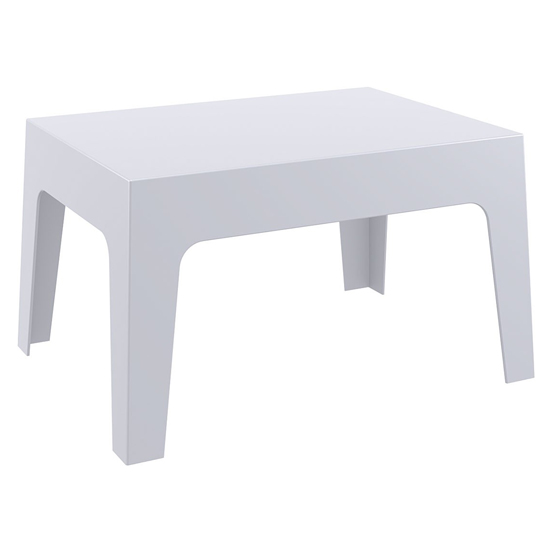 Product photograph of Buxtan Outdoor Stackable Coffee Table In Silver Grey from Furniture in Fashion