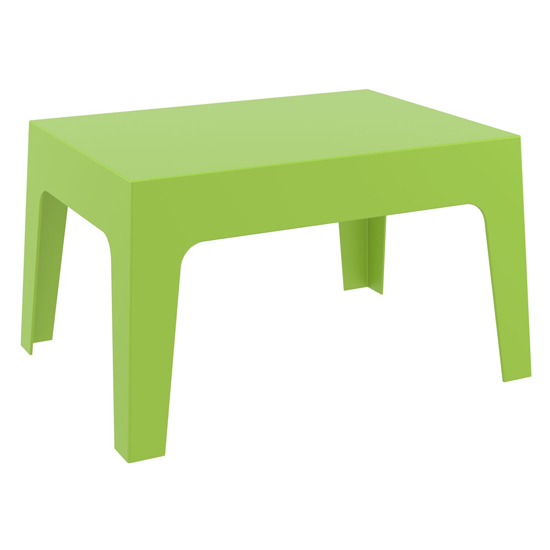 Product photograph of Buxtan Outdoor Stackable Coffee Table In Tropical Green from Furniture in Fashion