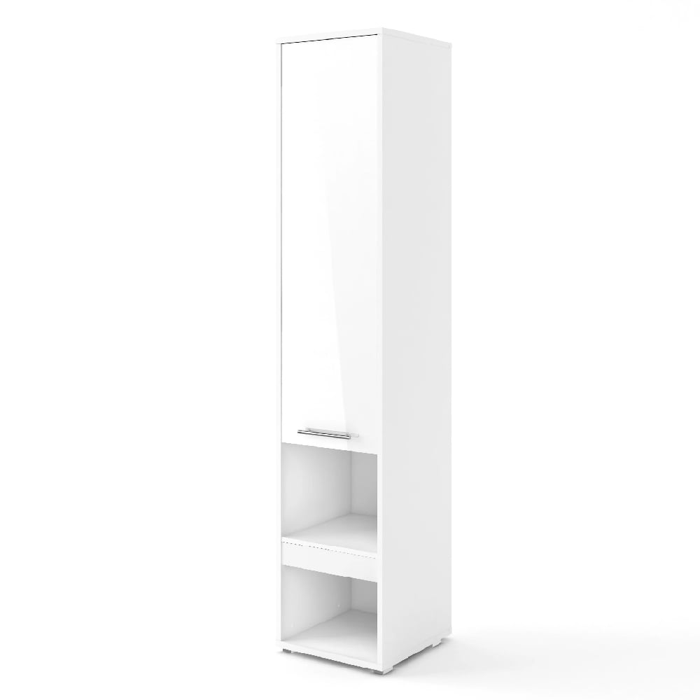 Read more about Cadott high gloss storage cabinet tall with 1 door in white