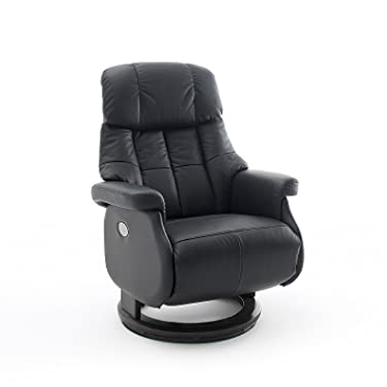 Product photograph of Calgary Leather Electric Relaxer Chair In Black from Furniture in Fashion