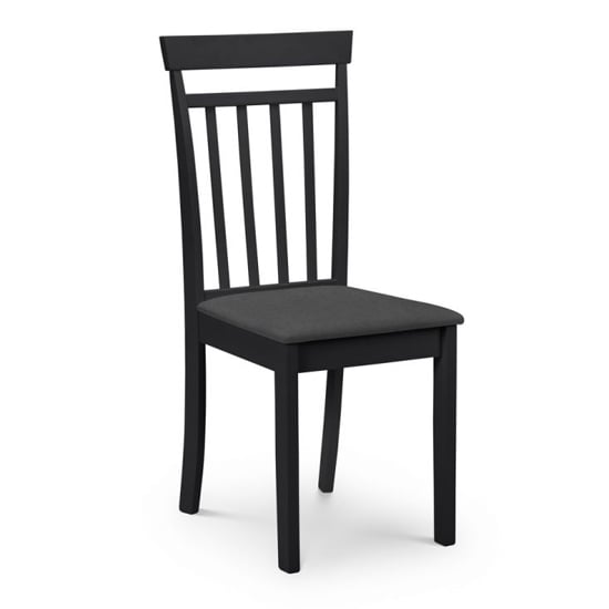 Photo of Calista wooden dining chair in black
