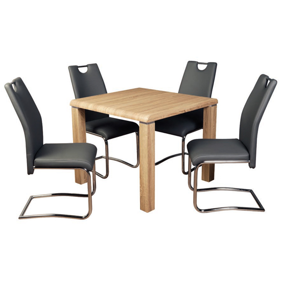 Cannock Small Dining Table In Sonoma Oak | Furniture in Fashion