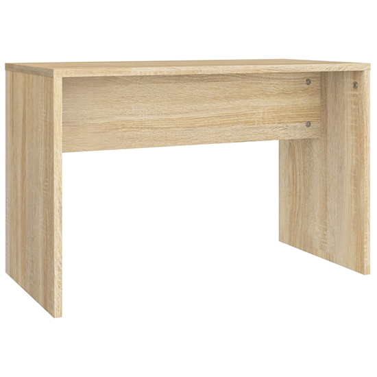 Photo of Canta wooden dressing table stool in sonoma oak