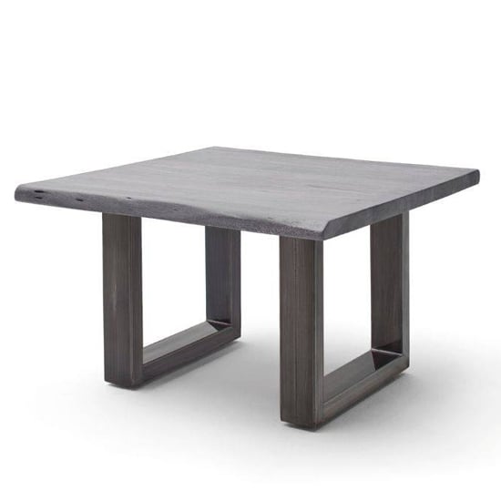 Read more about Cartagena wooden coffee table in grey with antique legs