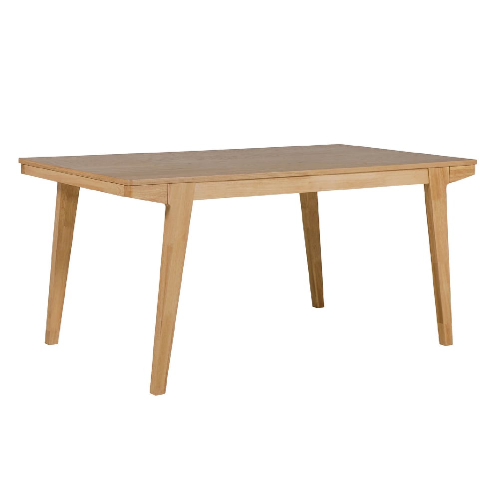 Product photograph of Casper Wooden Rectangular Dining Table In Natural from Furniture in Fashion