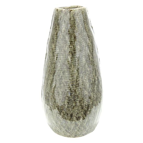 Read more about Cestinia ceramic large decorative vase in antique green